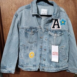 Celebrity Pink Light Blue Denim Jacket